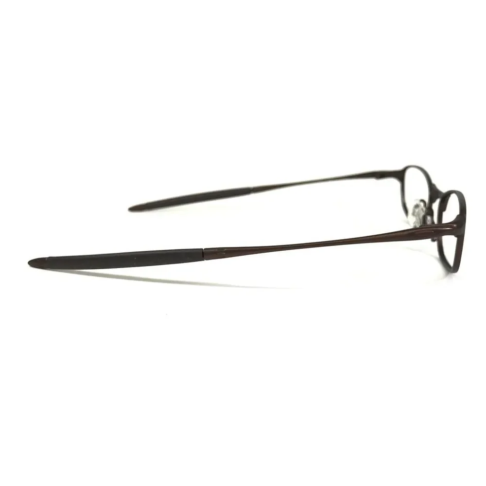 Vintage Oakley Eyeglasses Frames O2 11-614 Red Matte Burgundy Wrap 48-19-130 - Picture 4 of 11